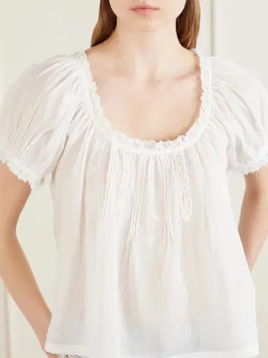 DÔEN Frederica Organic Cotton-voile Blouse | Thumbnail 4 DÔEN Frederica Organic Cotton-voile Blouse | Thumbnail 4