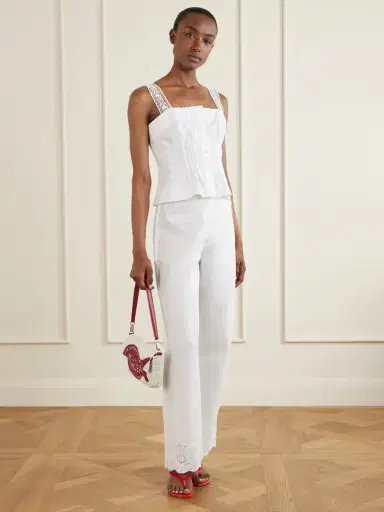 Staud + Da Adolfo Matilde Cotton-blend Tank | Thumbnail 2