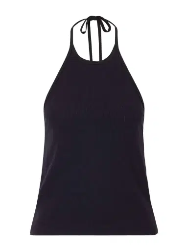 La Ligne Ribbed Jersey Halterneck Tank | Thumbnail 1 La Ligne Ribbed Jersey Halterneck Tank | Thumbnail 1