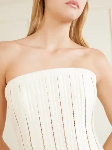 Danielle Frankel Ivy Cotton-blend Twill Bustier Top | Thumbnail 4