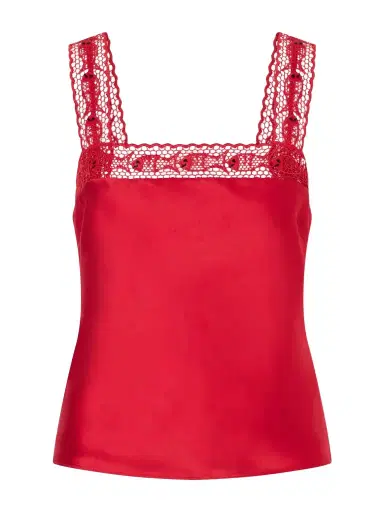 Staud + Da Adolfo Collection Veronica Silk-satin Tank | Thumbnail 1 Staud + Da Adolfo Collection Veronica Silk-satin Tank | Thumbnail 1
