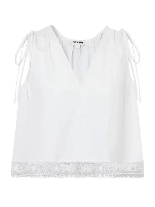Staud +da Adolfo Elena Cotton-blend Tank