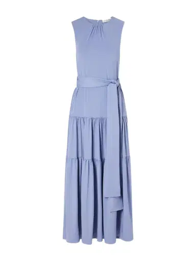 Altuzarra Liza Belted Tiered Gathered Jersey Maxi Dress | Thumbnail 1 Altuzarra Liza Belted Tiered Gathered Jersey Maxi Dress | Thumbnail 1