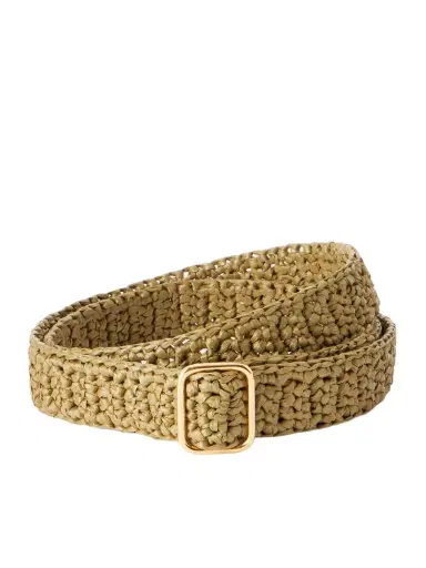 Déhanche Mako Raffia-effect Belt | Thumbnail 1 Déhanche Mako Raffia-effect Belt | Thumbnail 1