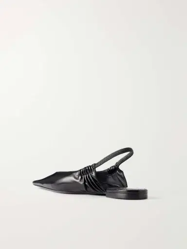 Saint Laurent Anne-marie Ruched Leather Pumps | Thumbnail 3 Saint Laurent Anne-marie Ruched Leather Pumps | Thumbnail 3