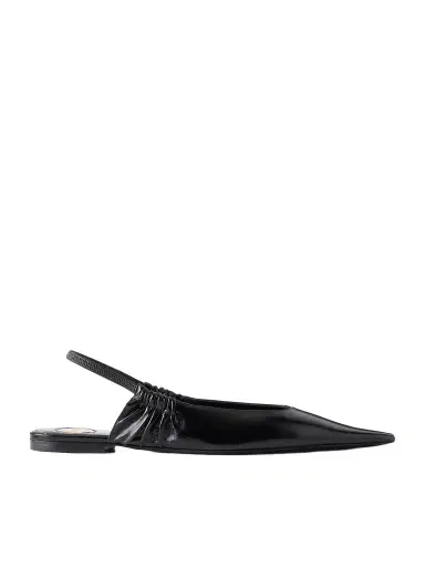 Saint Laurent Anne-marie Ruched Leather Pumps | Thumbnail 1 Saint Laurent Anne-marie Ruched Leather Pumps | Thumbnail 1