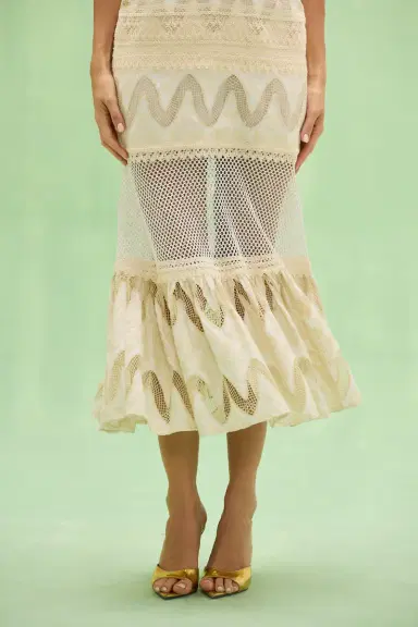 PatBo FLORA LACE MIDI DRESS | Thumbnail 3