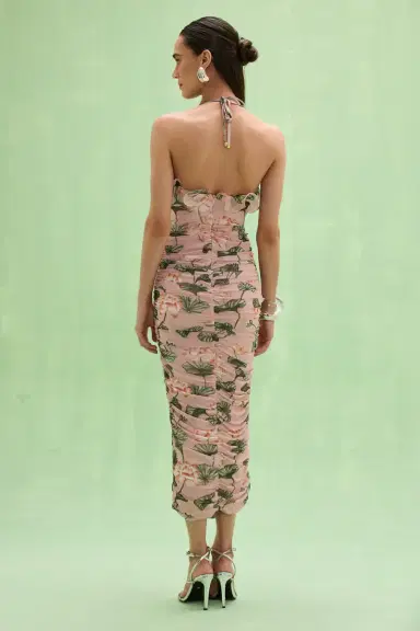 PatBo LOTUS MIDI DRESS | Thumbnail 4