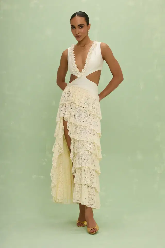 PatBo MARTINA LYCRA MAXI DRESS
