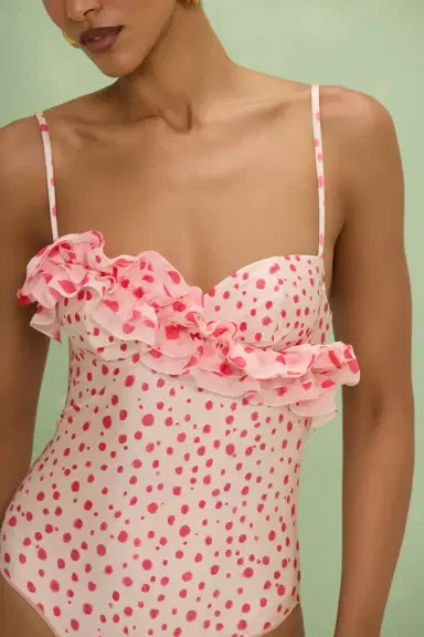 PatBo PEONY POLKA DOT BIKINI BODYSUIT | Thumbnail 2 PatBo PEONY POLKA DOT BIKINI BODYSUIT | Thumbnail 2