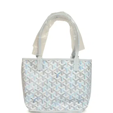 goyard Goyard Goyardine Anjou Polar Blue Mini Bag Palladium Hardware | Thumbnail 4 goyard Goyard Goyardine Anjou Polar Blue Mini Bag Palladium Hardware | Thumbnail 4