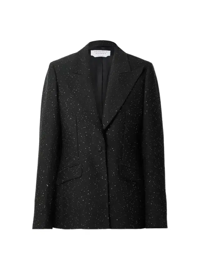 GABRIELA HEARST Leiva Blazer in Black Sportswear Wool