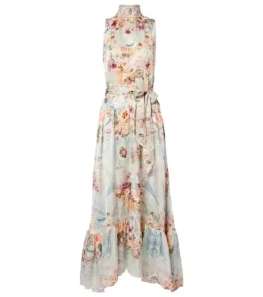 Camilla Embellished floral silk maxi dress | Thumbnail 1 Camilla Embellished floral silk maxi dress | Thumbnail 1