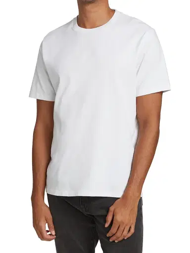 Frame Men's Short-Sleeve Cotton T-Shirt - White - Size XL | Thumbnail 3