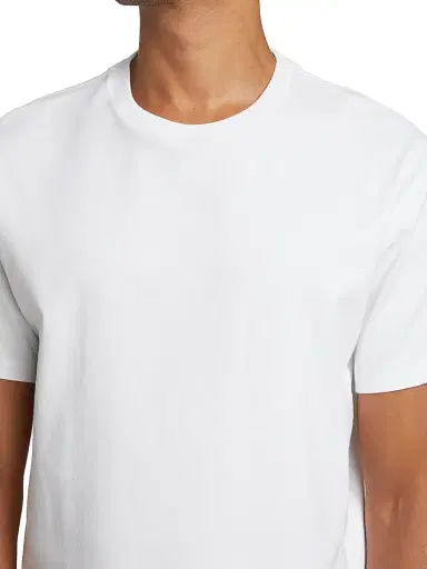 Frame Men's Short-Sleeve Cotton T-Shirt - White - Size XL | Thumbnail 6
