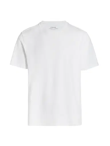 Frame Men's Short-Sleeve Cotton T-Shirt - White - Size XL | Thumbnail 1