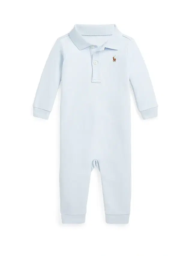 Polo Ralph Lauren Baby Boy's Polo Coveralls - Beryl Blue 9 Months