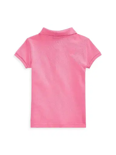 Polo Ralph Lauren Little Girl's & Girl's Stretch Cotton Polo Shirt | Thumbnail 3 Polo Ralph Lauren Little Girl's & Girl's Stretch Cotton Polo Shirt | Thumbnail 3