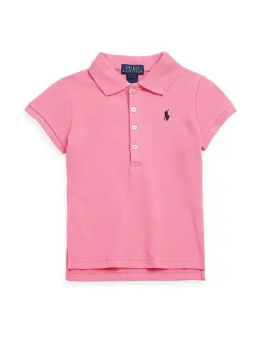 Polo Ralph Lauren Little Girl's & Girl's Stretch Cotton Polo Shirt | Thumbnail 1 Polo Ralph Lauren Little Girl's & Girl's Stretch Cotton Polo Shirt | Thumbnail 1