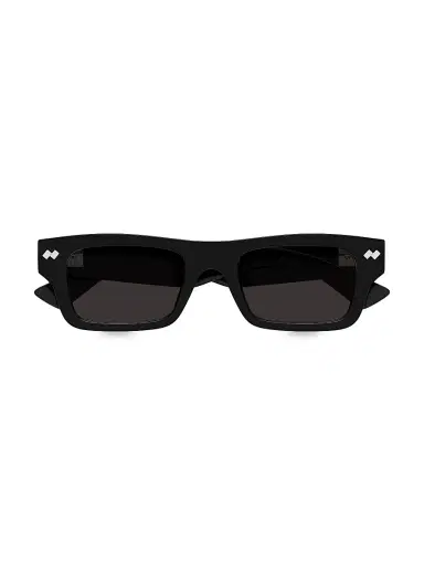 Bottega Veneta Men's Bold Ribbon Stud 50MM Square Sunglasses - Black | Thumbnail 3 Bottega Veneta Men's Bold Ribbon Stud 50MM Square Sunglasses - Black | Thumbnail 3
