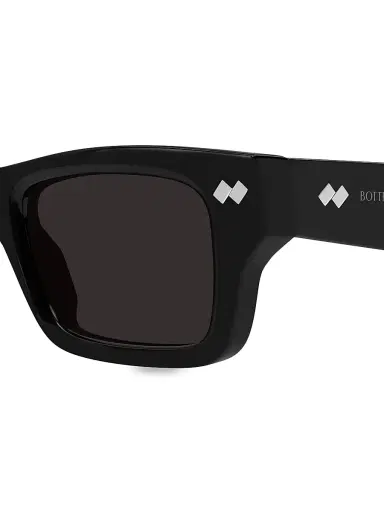 Bottega Veneta Men's Bold Ribbon Stud 50MM Square Sunglasses - Black | Thumbnail 4 Bottega Veneta Men's Bold Ribbon Stud 50MM Square Sunglasses - Black | Thumbnail 4