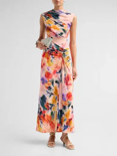 SIMKHAI Women's Acacia Sleeveless Maxi Dress - Daisy Multi | Thumbnail 2