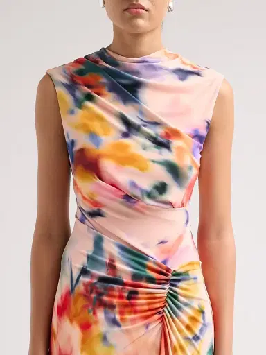 SIMKHAI Women's Acacia Sleeveless Maxi Dress - Daisy Multi | Thumbnail 5