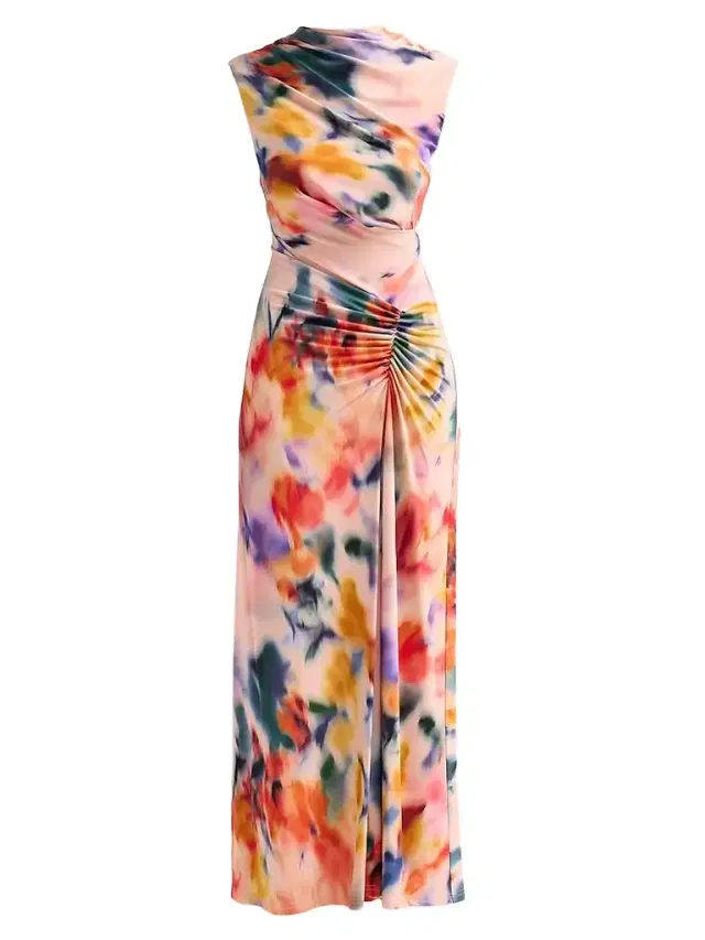 SIMKHAI Women's Acacia Sleeveless Maxi Dress - Daisy Multi