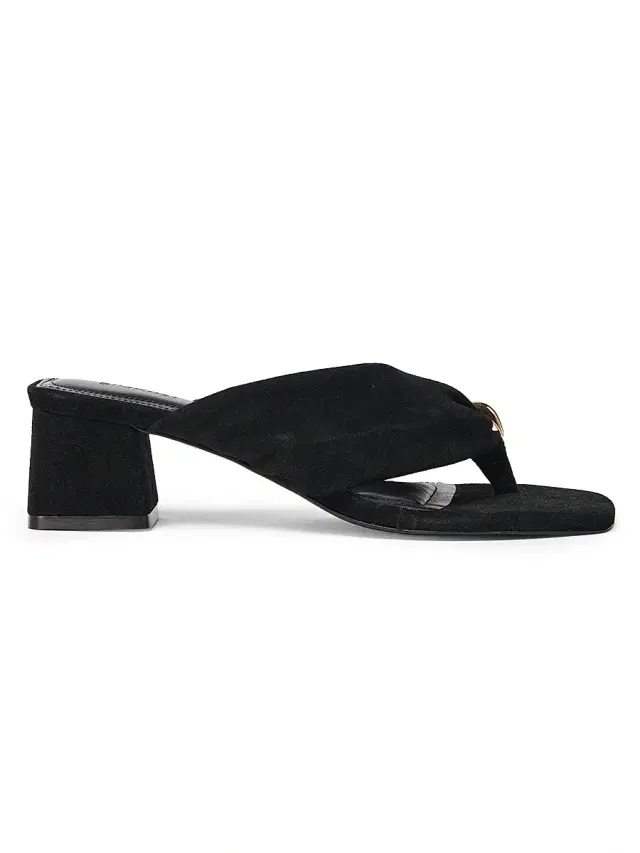 SIMKHAI Women's Stella 50MM Suede Sandals - Black