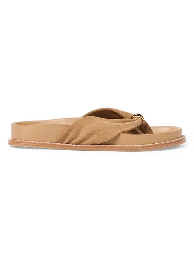 SIMKHAI Women's Stella Suede Sport Sandals - Light Camel