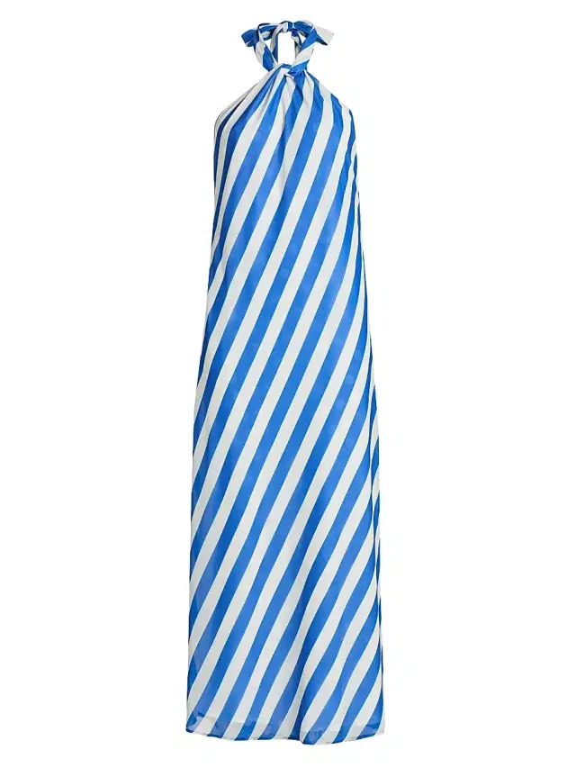 Women's The Brisa Reversiable Cover-Up Maxi Dress - Blue Stripe