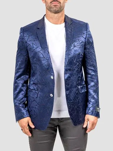 Maceoo Men's Socrate Evo Marthyr Blazer - Blue - Size XXXXL | Thumbnail 2