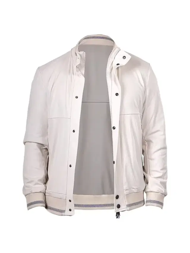 Men's Marthyr Bomber Jacket - White
