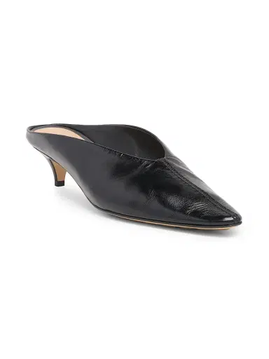 Bottega Veneta Women's Virna Sabot 40MM Leather Mules - Black - Size 6 | Thumbnail 2 Bottega Veneta Women's Virna Sabot 40MM Leather Mules - Black - Size 6 | Thumbnail 2