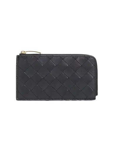 Bottega Veneta Women's Intrecciato Leather Card Case | Thumbnail 1 Bottega Veneta Women's Intrecciato Leather Card Case | Thumbnail 1