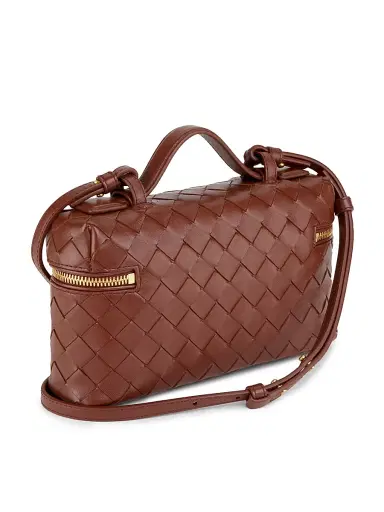 Bottega Veneta Women's Bang Bang Intrecciato Leather Crossbody Vanity Case Bag | Thumbnail 3 Bottega Veneta Women's Bang Bang Intrecciato Leather Crossbody Vanity Case Bag | Thumbnail 3