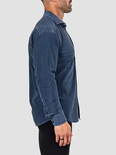 Maceoo Men's Einstein Marthyr Shirt - Blue | Thumbnail 6 Maceoo Men's Einstein Marthyr Shirt - Blue | Thumbnail 6