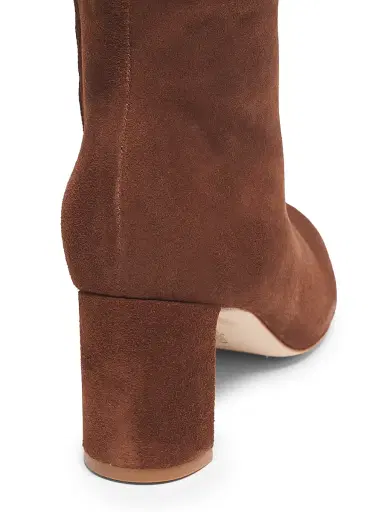 Cinq à Sept Women's Dani 70MM Suede Boots - Dark Sepia | Thumbnail 3 Cinq à Sept Women's Dani 70MM Suede Boots - Dark Sepia | Thumbnail 3