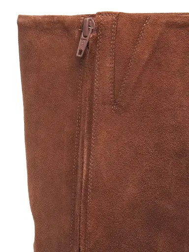 Cinq à Sept Women's Dani 70MM Suede Boots - Dark Sepia | Thumbnail 5 Cinq à Sept Women's Dani 70MM Suede Boots - Dark Sepia | Thumbnail 5