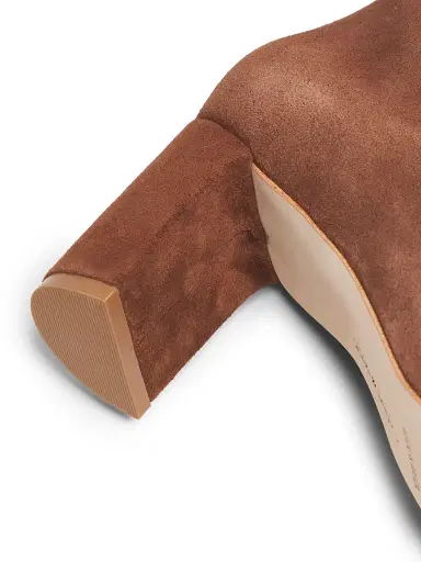 Cinq à Sept Women's Dani 70MM Suede Boots - Dark Sepia | Thumbnail 6 Cinq à Sept Women's Dani 70MM Suede Boots - Dark Sepia | Thumbnail 6