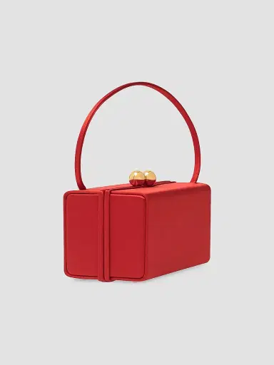 Carolina Herrera Women's Mimi Satin Top Handle Bag | Thumbnail 2 Carolina Herrera Women's Mimi Satin Top Handle Bag | Thumbnail 2