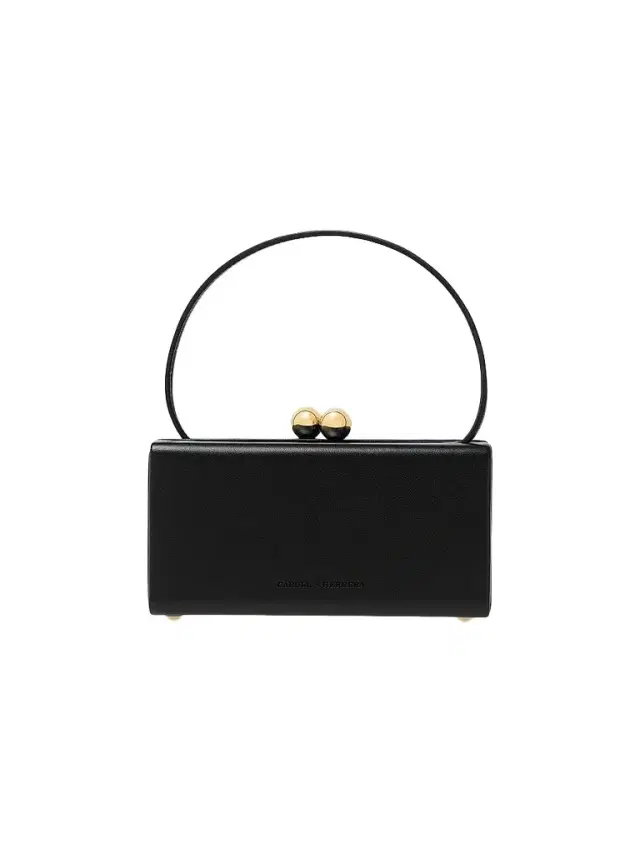 Carolina Herrera Women's Mimi Satin Top Handle Bag - Black