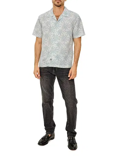 Rails Men's Rhodes Hawaiian Ice Camp Shirt - Hawaiian Ice | Thumbnail 2 Rails Men's Rhodes Hawaiian Ice Camp Shirt - Hawaiian Ice | Thumbnail 2