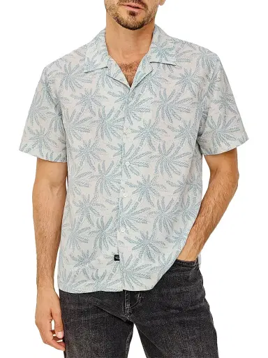 Rails Men's Rhodes Hawaiian Ice Camp Shirt - Hawaiian Ice | Thumbnail 3 Rails Men's Rhodes Hawaiian Ice Camp Shirt - Hawaiian Ice | Thumbnail 3