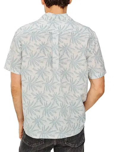 Rails Men's Rhodes Hawaiian Ice Camp Shirt - Hawaiian Ice | Thumbnail 4 Rails Men's Rhodes Hawaiian Ice Camp Shirt - Hawaiian Ice | Thumbnail 4