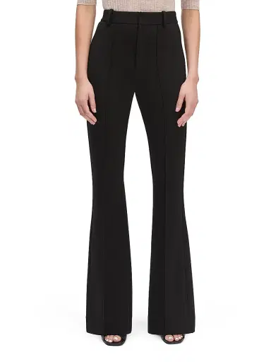 Favorite Daughter Women's Devin High-Rise Flare Pants - Black - Size 0 | Thumbnail 4