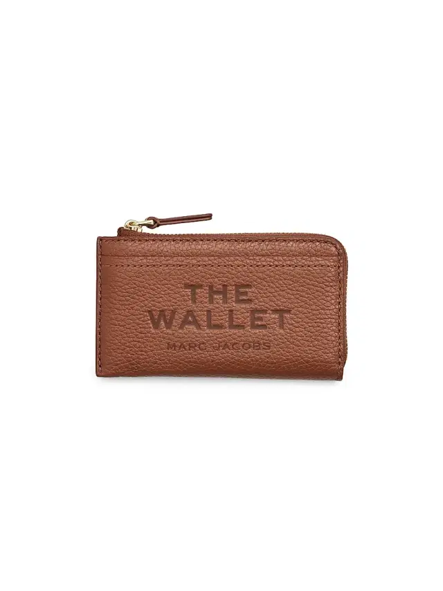 Marc Jacobs Women's The Leather Top-Zip Multi Wallet - Argan Oil
