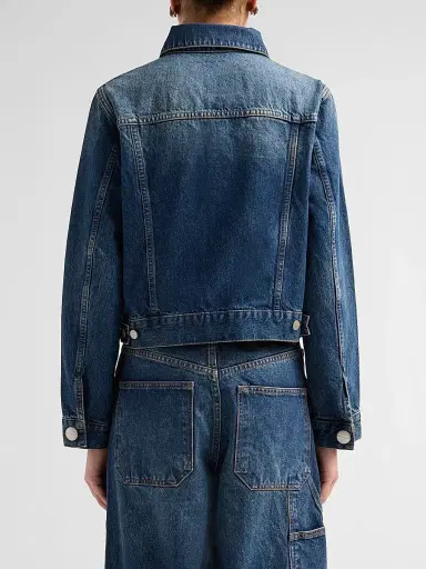 Marc Jacobs Women's Shrunken Denim Jacket - Medium Wash Indigo - Size XS | Thumbnail 3 Marc Jacobs Women's Shrunken Denim Jacket - Medium Wash Indigo - Size XS | Thumbnail 3