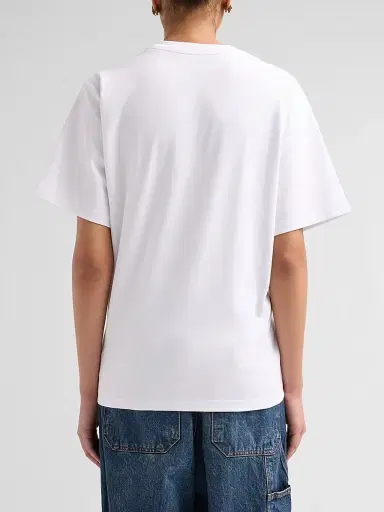 Marc Jacobs Women's Pop J Marc Logo Drape Boxy T-Shirt - White | Thumbnail 3