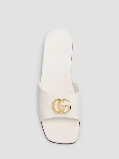 Gucci Women's Double G Leather Sandals - White Bamboo - Size 5.5 | Thumbnail 5 Gucci Women's Double G Leather Sandals - White Bamboo - Size 5.5 | Thumbnail 5